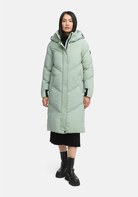 Marikoo Damen Steppmantel Teonaa mit Kapuze & sportlich-elegantem Look - Image 5