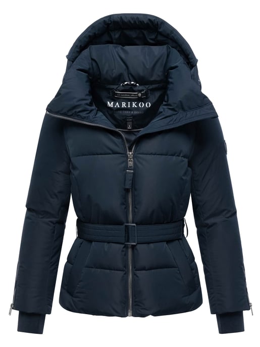 Marikoo Damen Steppjacke Aleyna mit Taillengürtel & Magnetverschlüssen - Image 1