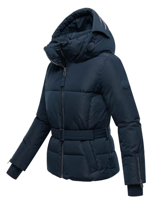 Marikoo Damen Steppjacke Aleyna mit Taillengürtel & Magnetverschlüssen - Image 2