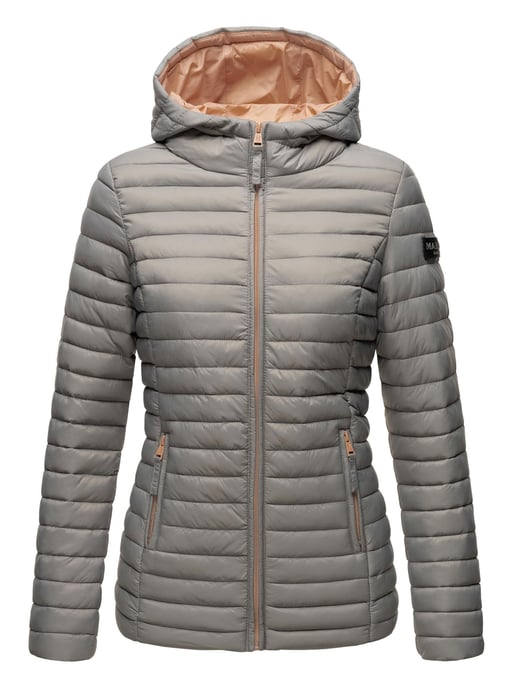 Marikoo Damen Steppjacke – Asraa, leicht mit Kapuze & Kontrastfutter - Image 2