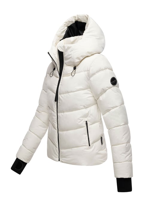 Marikoo Damen Steppjacke Yukanii mit Kapuze & femininer Passform - Image 2