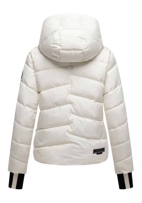 Marikoo Damen Steppjacke Yukanii mit Kapuze & femininer Passform - Image 3