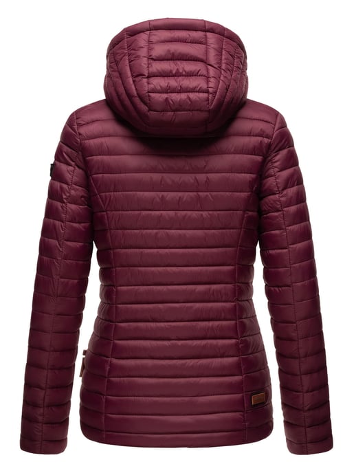 Marikoo Damen Steppjacke – Asraa, leicht mit Kapuze & Kontrastfutter - Image 6