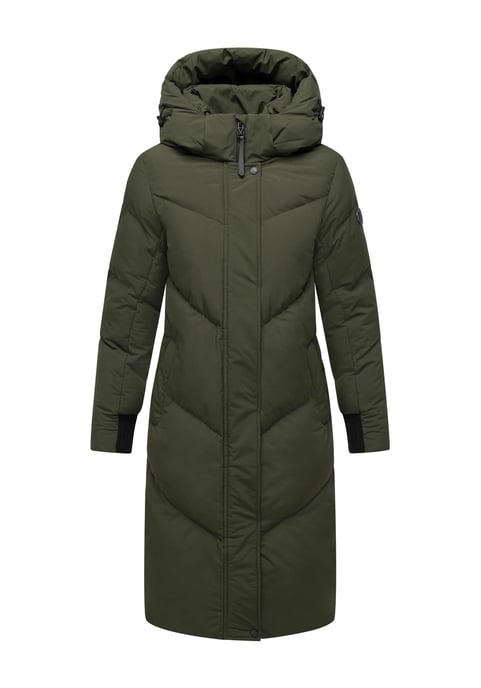 Marikoo Damen Steppmantel Teonaa mit Kapuze & sportlich-elegantem Look - Image 2