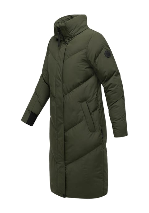 Marikoo Damen Steppmantel Teonaa mit Kapuze & sportlich-elegantem Look - Image 3