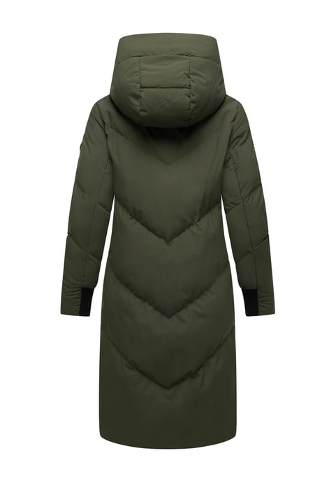 Marikoo Damen Steppmantel Teonaa mit Kapuze & sportlich-elegantem Look - Image 4