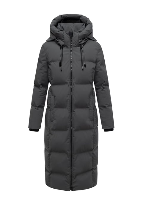 Marikoo Damen Winter Steppmantel Tikoraa mit abnehmbarer Kapuze - Image 2