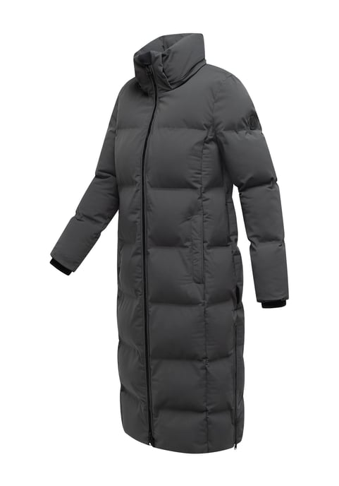 Marikoo Damen Winter Steppmantel Tikoraa mit abnehmbarer Kapuze - Image 4