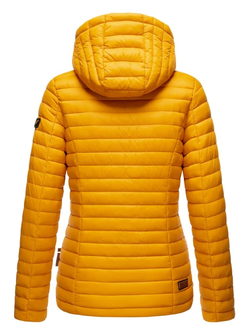 Marikoo Damen Steppjacke – Asraa, leicht mit Kapuze & Kontrastfutter - Image 4