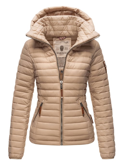 Marikoo Damen Steppjacke – Löwenbaby, leicht mit abnehmbarer Kapuze - Image 1
