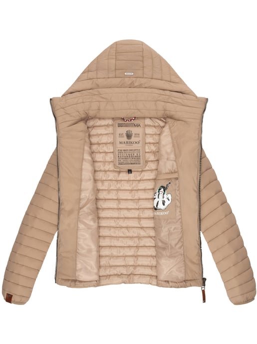Marikoo Damen Steppjacke – Löwenbaby, leicht mit abnehmbarer Kapuze - Image 6