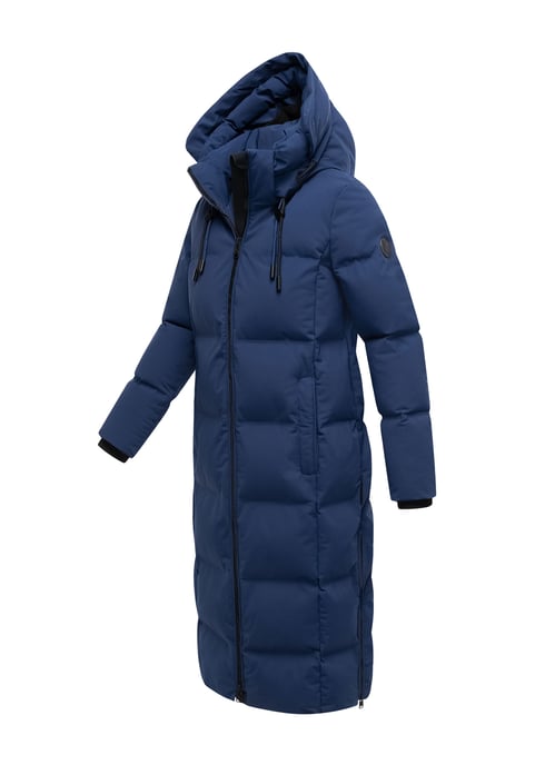Marikoo Damen Winter Steppmantel Tikoraa mit abnehmbarer Kapuze - Image 3