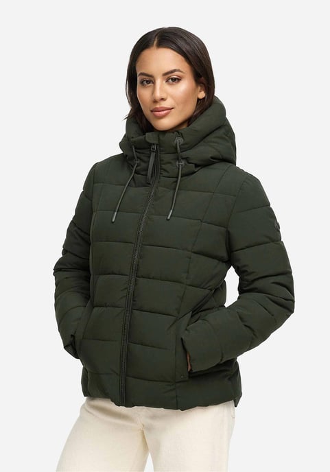 Marikoo Damen Steppjacke Tayenaa mit Kapuze & warmem Fleecefutter - Image 5