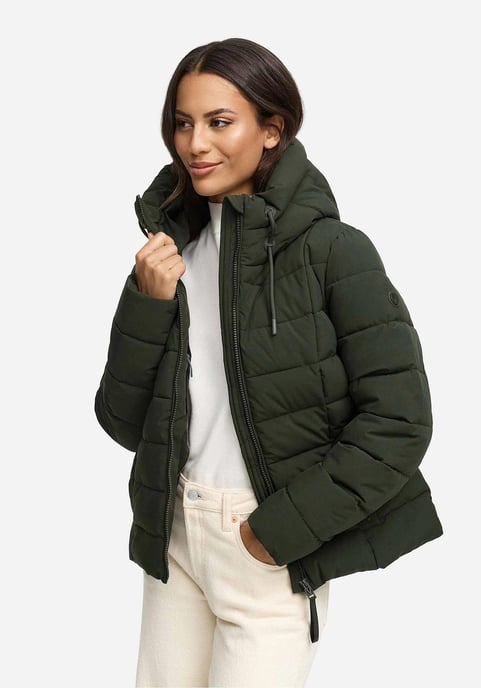 Marikoo Damen Steppjacke Tayenaa mit Kapuze & warmem Fleecefutter - Image 6