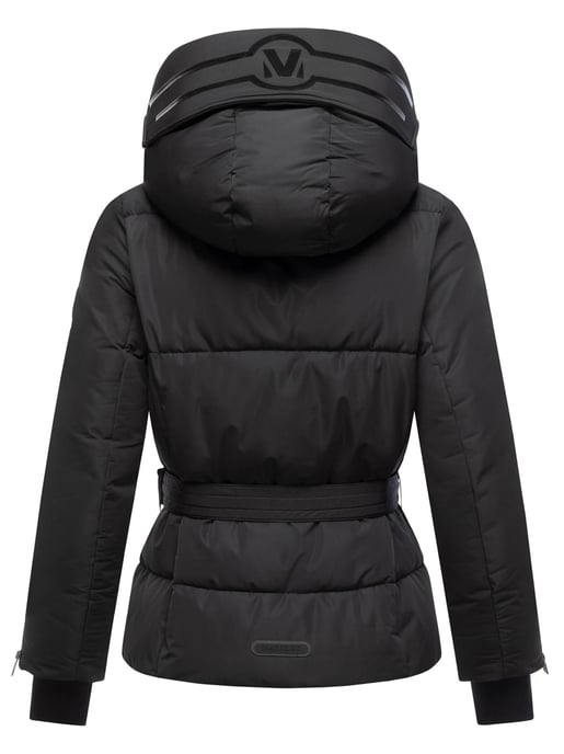 Marikoo Damen Steppjacke Aleyna mit Taillengürtel & Magnetverschlüssen - Image 3
