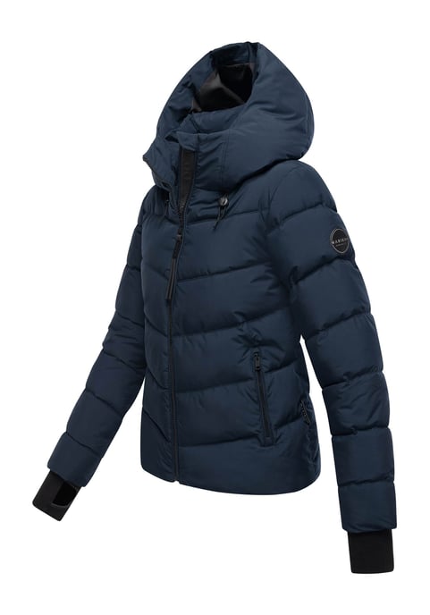 Marikoo Damen Steppjacke Yukanii mit Kapuze & femininer Passform - Image 2