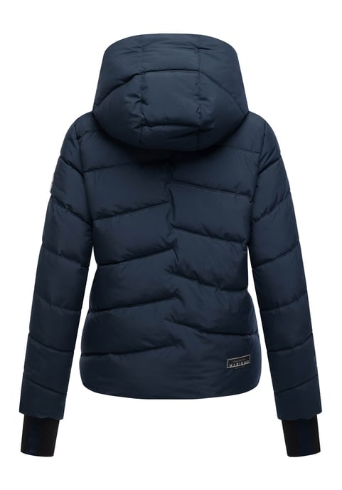 Marikoo Damen Steppjacke Yukanii mit Kapuze & femininer Passform - Image 3