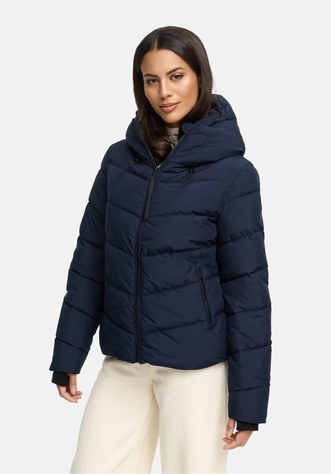 Marikoo Damen Steppjacke Yukanii mit Kapuze & femininer Passform - Image 5