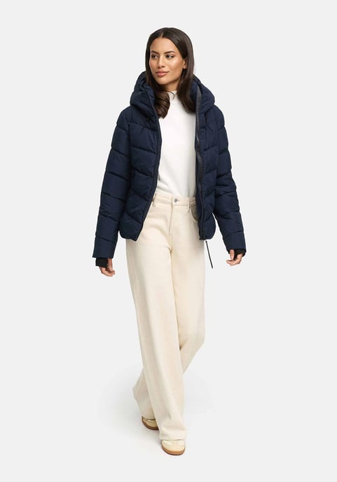 Marikoo Damen Steppjacke Yukanii mit Kapuze & femininer Passform - Image 6
