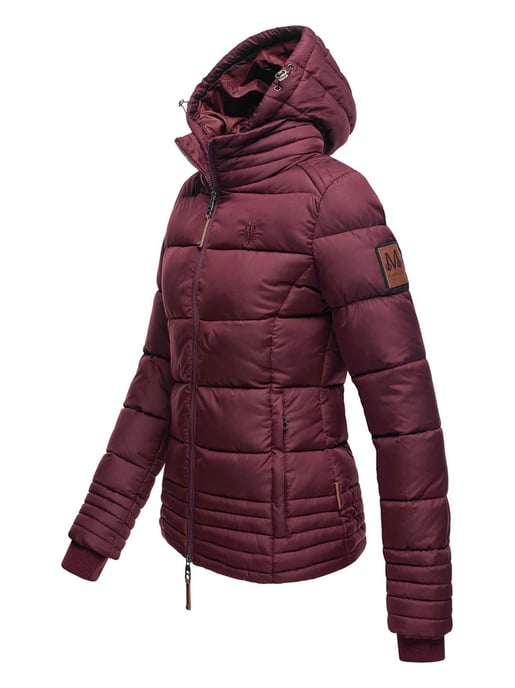 Marikoo Damen Steppjacke mit abnehmbarer Kapuze & 2-Wege-Reißverschluss - Image 2
