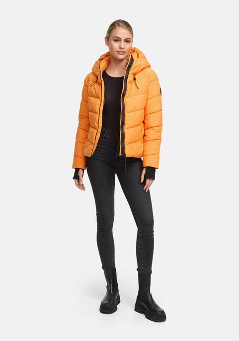Marikoo Damen Steppjacke Yukanii mit Kapuze & femininer Passform - Image 6
