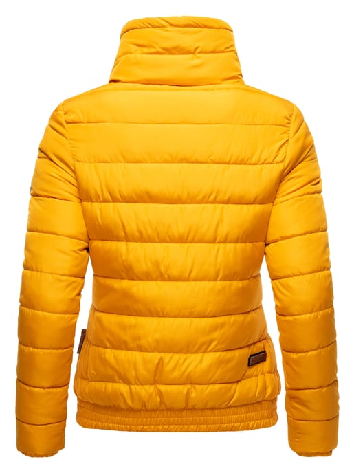 Marikoo Damen Steppjacke Poisen mit hohem Kragen & Teddyfleece-Taschen - Image 3
