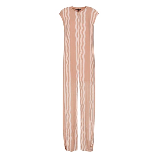 Armani Exchange Damen Kontrast-Streifen Jumpsuit (Creme) - Image 1