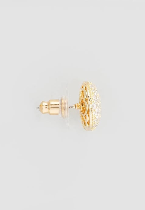 US Polo Assn Jewellery Courtney Gelbgold-Ohrringe - Image 3