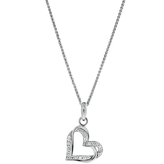 Orphelia 'Cecilia' Damen 925 Sterlingsilber Set: Halskette + Ohrringe + Ring - Silber SET-7584 - Image 2