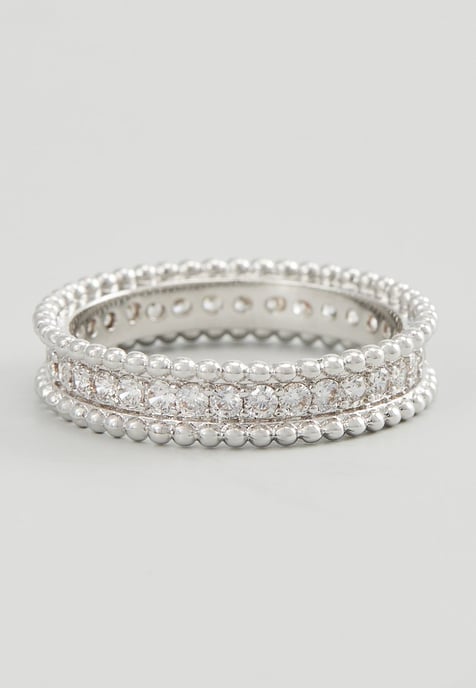 US Polo Assn Jewellery Sabrine Rhodium-Ring - Image 2