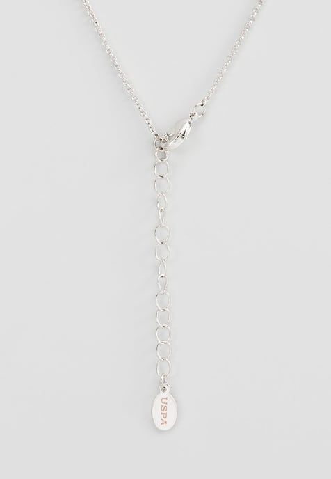 US Polo Assn Jewellery Amelie Rhodium-Halskette - Image 3