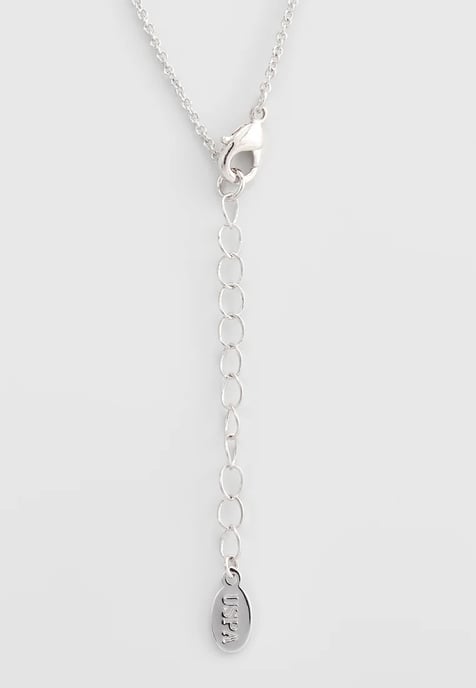 US Polo Assn Jewellery Celine Rhodium-Halskette - Image 3