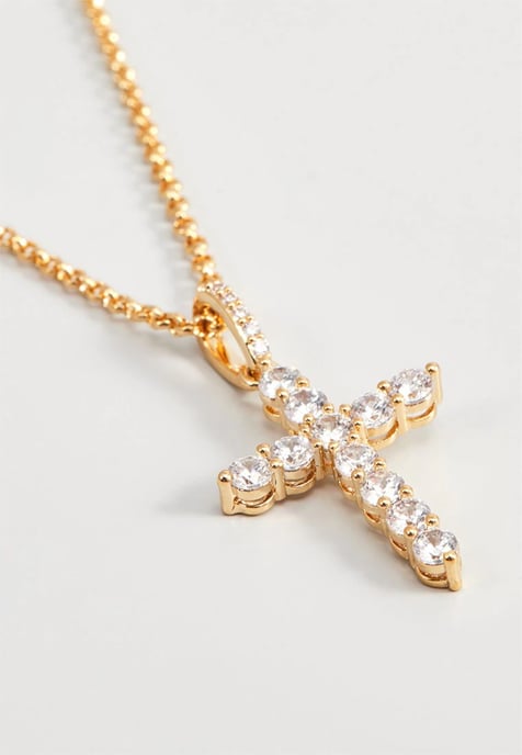 US Polo Assn Jewellery Amelie Rhodium-Halskette - Image 1