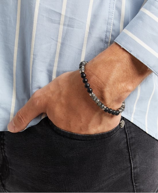 US Polo Assn Jewellery Voyager Armband mit Natursteinen - Image 4