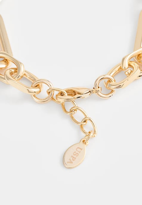 US Polo Assn Jewellery Blair Gelbgoldarmband - Image 3