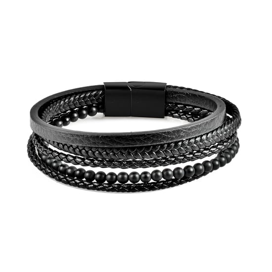 US Polo Assn Jewellery Brandon Schwarzes Armband - Image 1