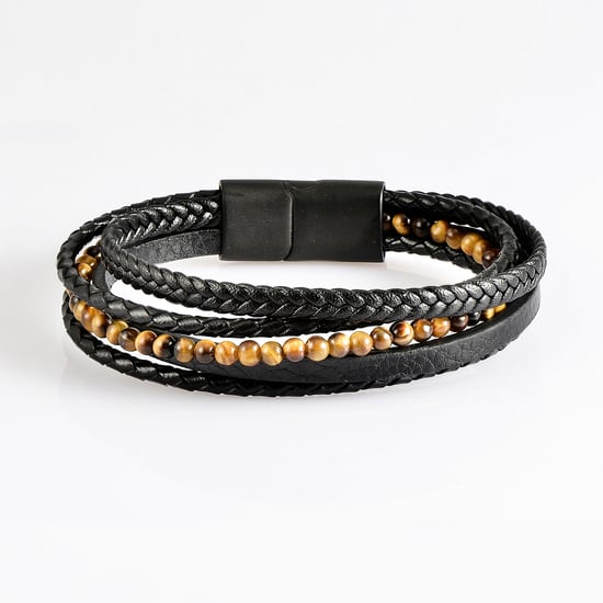 US Polo Assn Jewellery Brandon Schwarzes Armband - Image 1