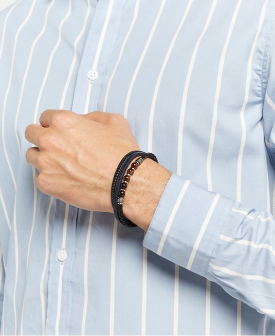 US Polo Assn Jewellery Brandon Schwarzes Armband - Image 4