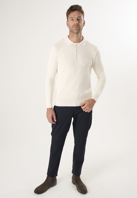 Pullover Pullover Mit Polo-Kragen Und Knöpfen - Image 2