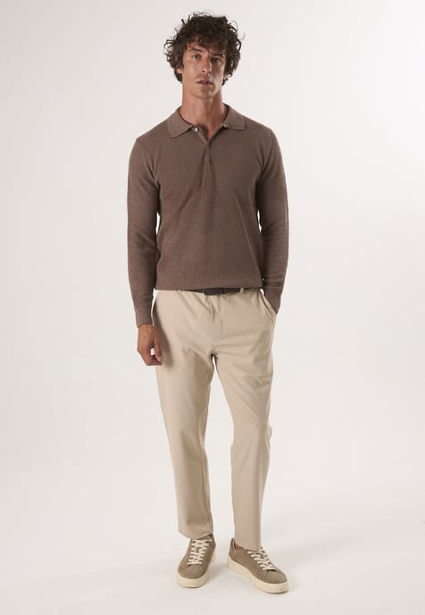 Pullover Pullover Mit Polo-Kragen Und Knöpfen - Image 2