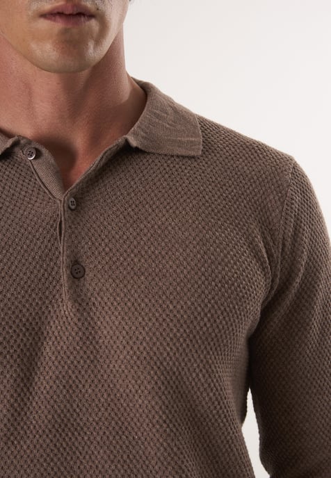 Pullover Pullover Mit Polo-Kragen Und Knöpfen - Image 3