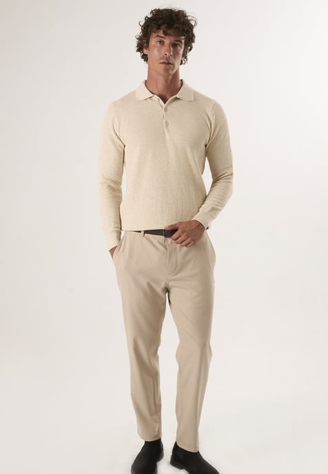 Pullover Pullover Mit Polo-Kragen Und Knöpfen - Image 2