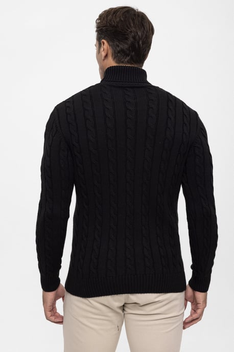 Pullover Rollkragenpullover Aus Kabelstrick - Image 3