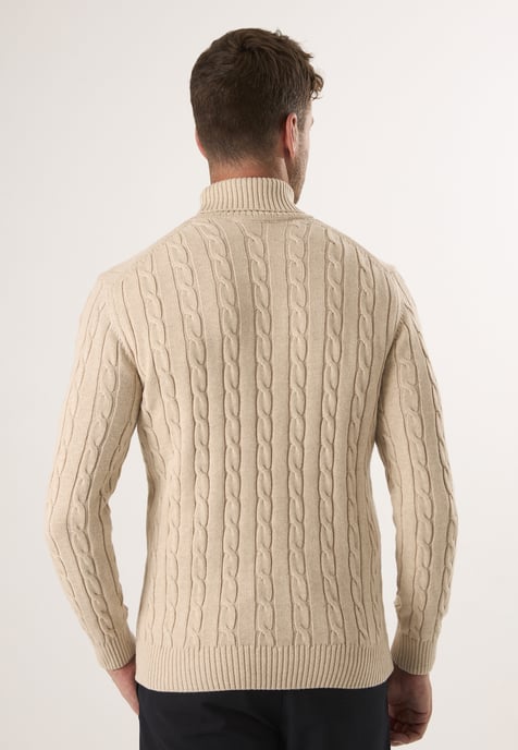 Pullover Rollkragenpullover Aus Kabelstrick - Image 4
