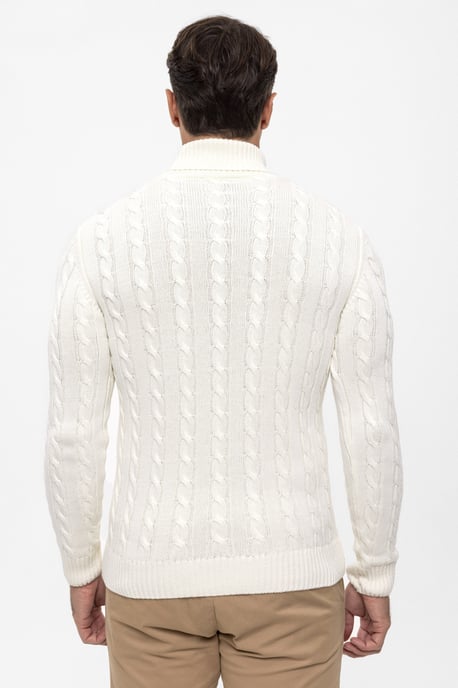 Pullover Rollkragenpullover Aus Kabelstrick - Image 3