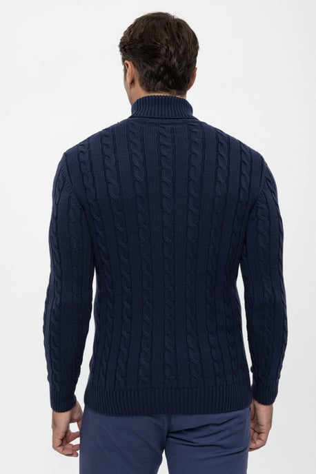 Pullover Rollkragenpullover Aus Kabelstrick - Image 3
