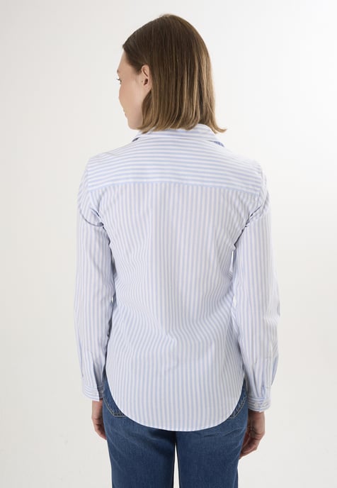 Hemd Gestreiftes Langarmhemd - Image 4
