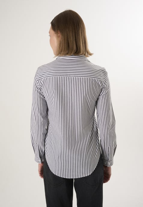 Hemd Gestreiftes Langarmhemd - Image 4