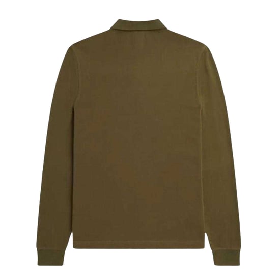 Fred Perry - Poloshirt für Herren/Damen Unisex, Langärmlig (Khakigrün) - Image 2