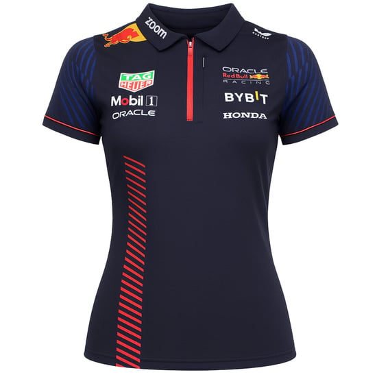 Castore Red Bull Racing F1 Team Damen Polohemd in Marineblau - Image 1